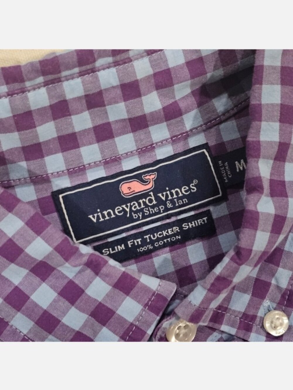 Vineyard Vines Slim Fit Tucker Shirt M - Picture 4 of 5